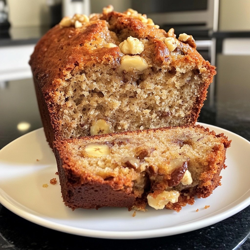 Einfaches Bananenbrot