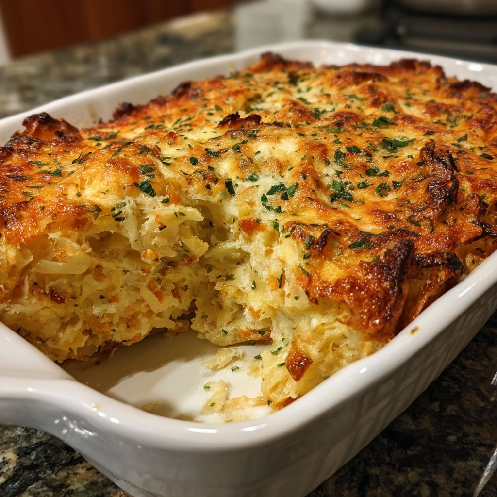 Abendessen mit Reisauflauf