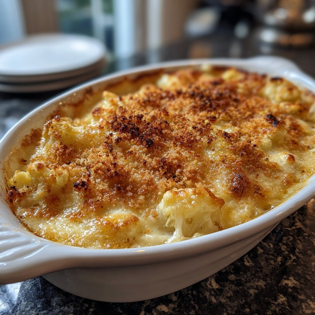 Blumenkohl Gratin Mit Käse