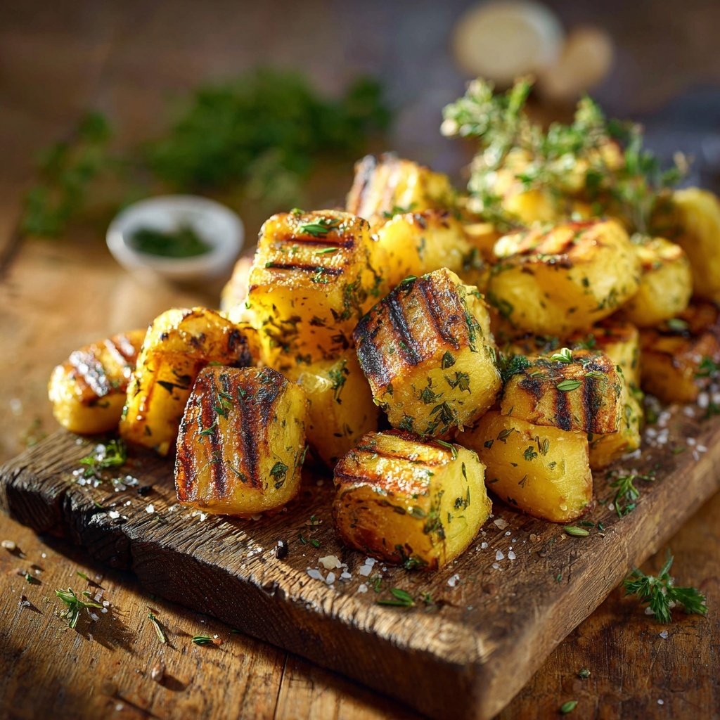 Grill Beilagen Mit Kartoffel Würfeln