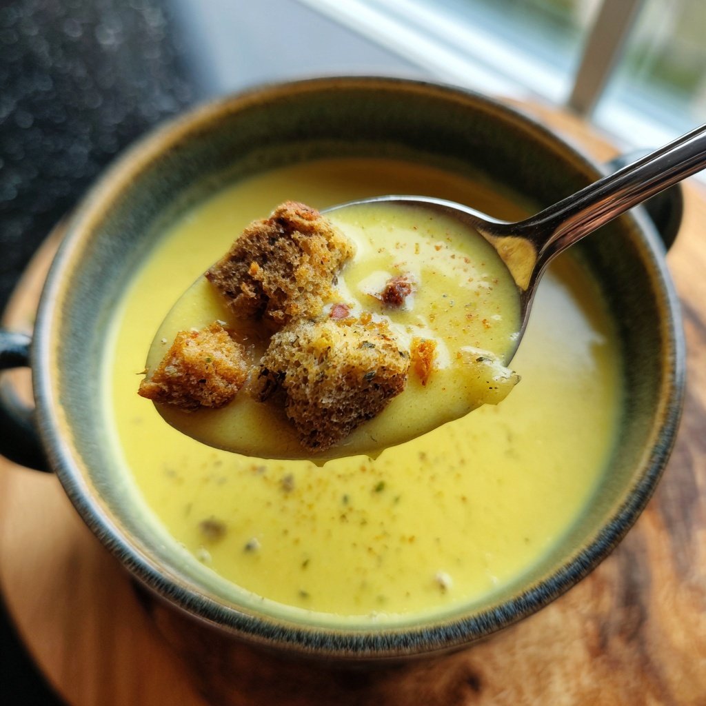 Blumenkohlsuppe fein püriert