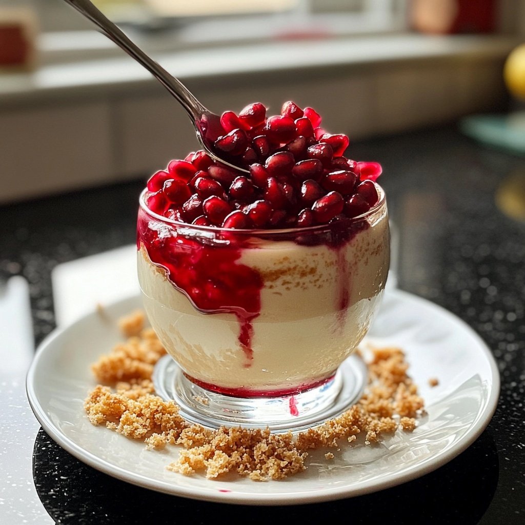 Granatapfel-Panna-Cotta