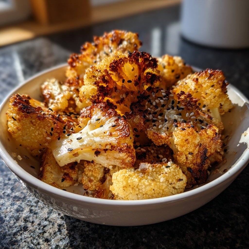 Blumenkohl mit Sesamöl