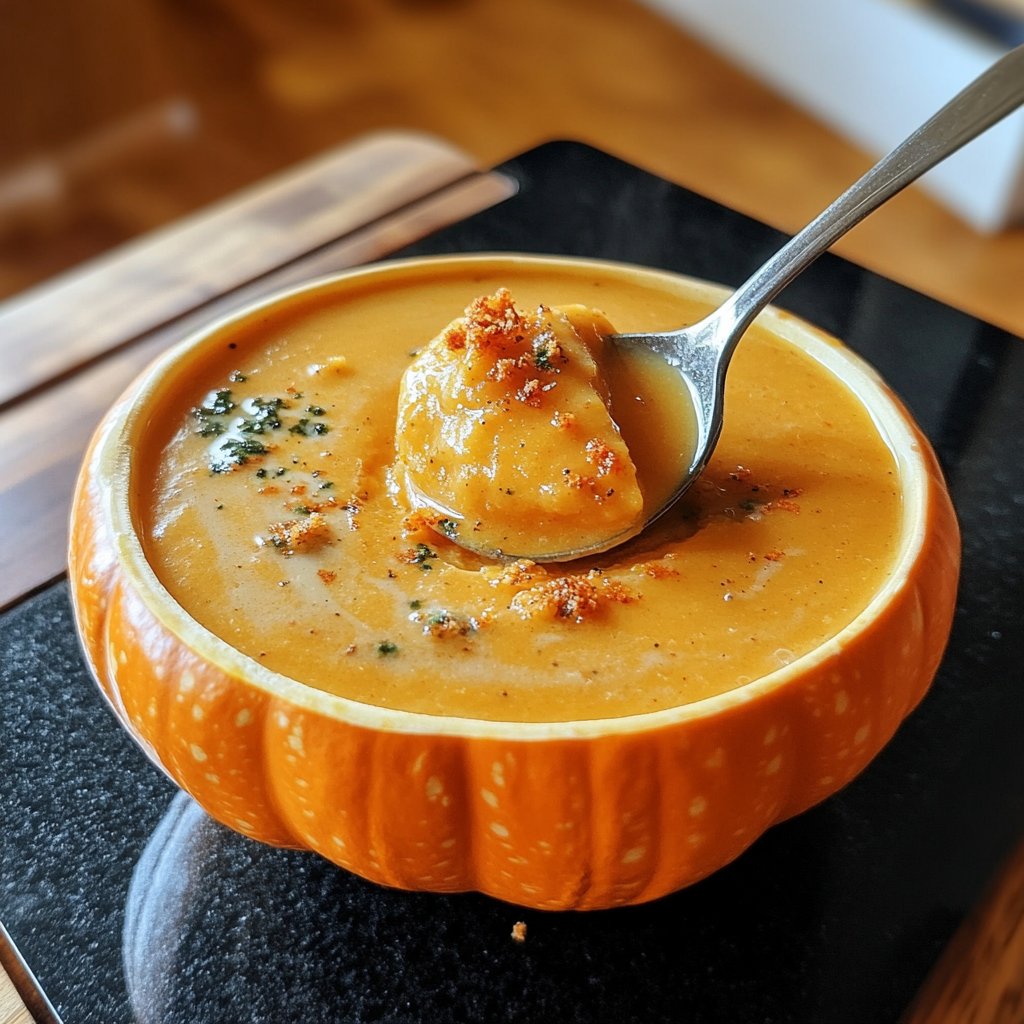 Kürbissuppe püriert fein