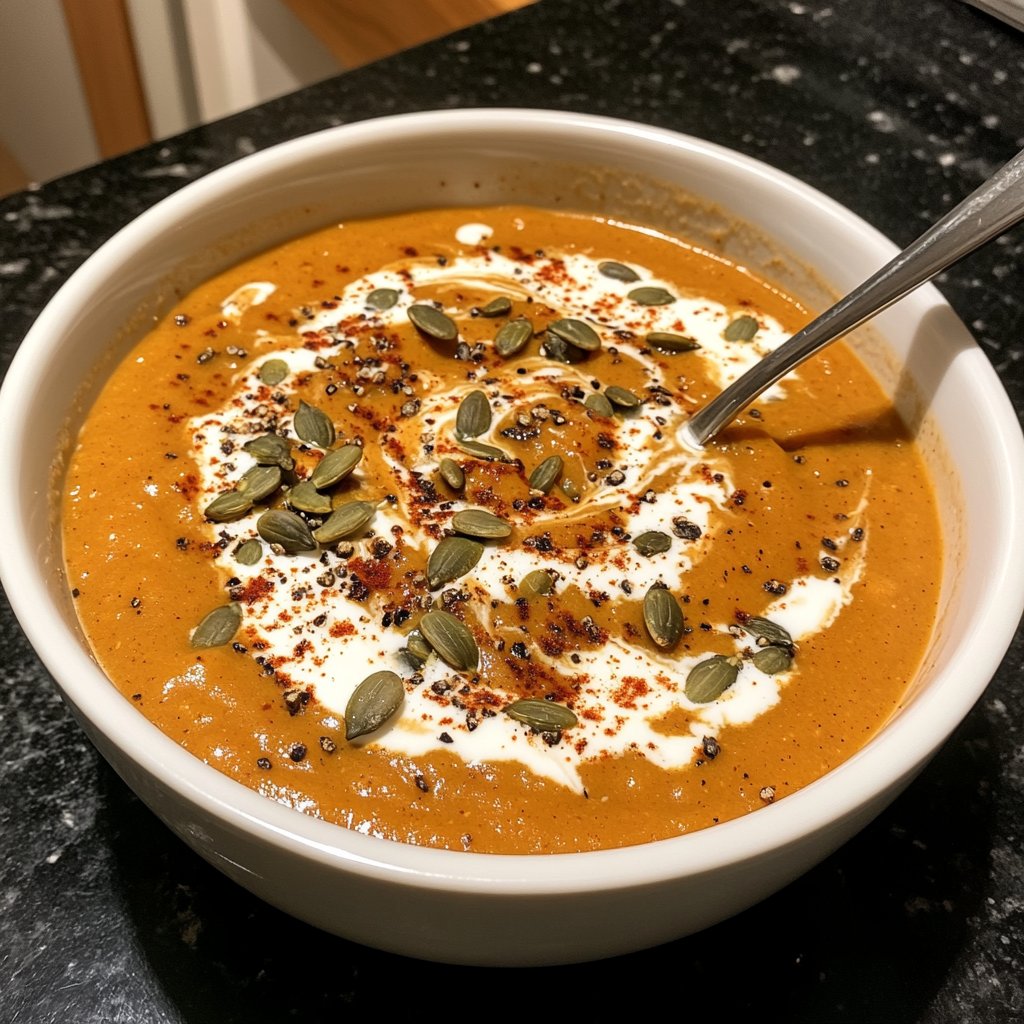 Kürbissuppe cremig würzig