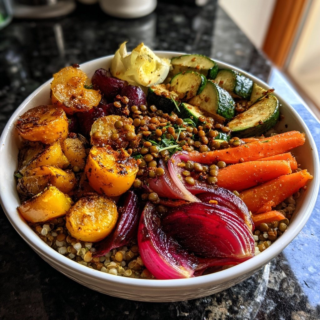 Buddha Bowl mit Linsen