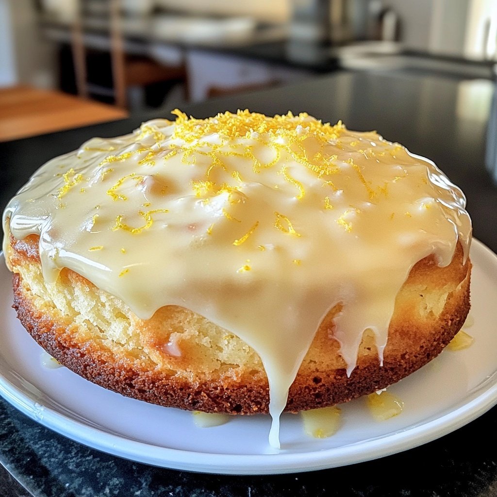 Zitronenkuchen für Kaffeezeit