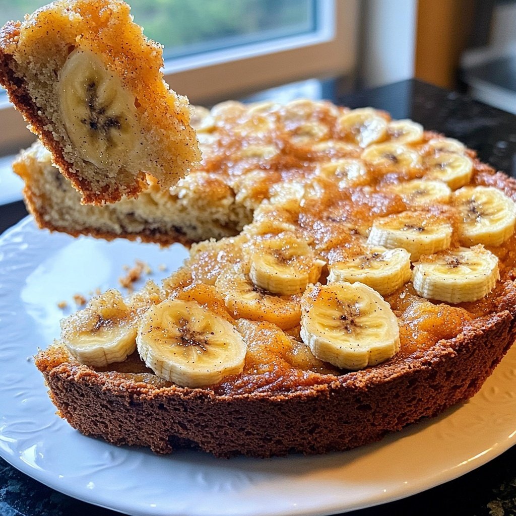 Bananenkuchen aus reifen Bananen